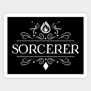 Sorcerer Character Class TRPG Tabletop RPG Gaming Addict Sticker